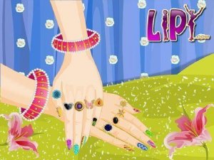 Floral Manicure Decoration Online Game