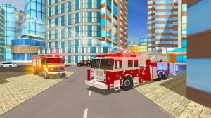 Fire City Truck Rescue Driving Simulator Game