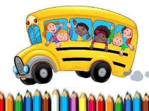 School Bus Coloring Book Online Game