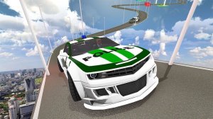 Impossible Police Car Track 3D 2020 Online Game