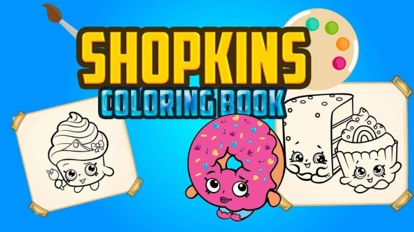 Shopkins Coloring Book Online Game