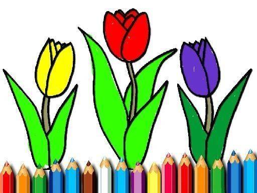 BTS Spring Time Coloring Book Online Game