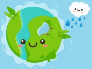 Happy Green Earth - Save Water Puzzle Game