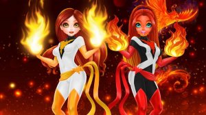 Princess Flame Phoenix Dress Up Game