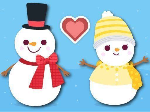 Love Snowballs Xmas Puzzle Game