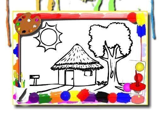 BTS House Coloring Book Online Game