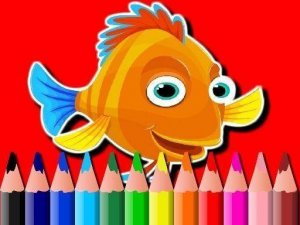 BTS Fish Coloring Book Online Game