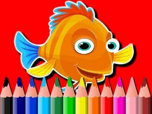 BTS Fish Coloring Book Online Game