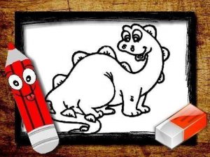 BTS Dinosaur Coloring Book Online Game
