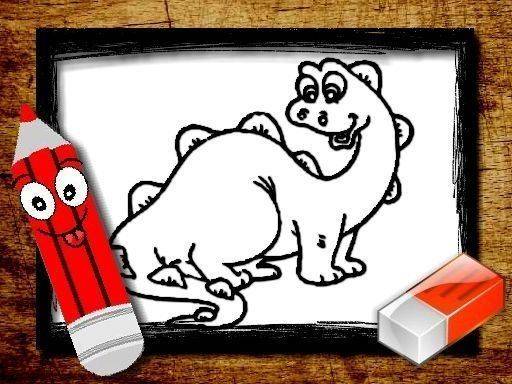 BTS Dinosaur Coloring Book Online Game