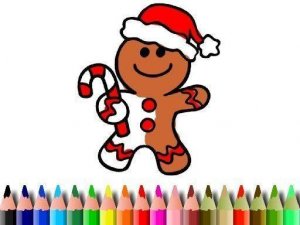 BTS Christmas Cookies Coloring Game