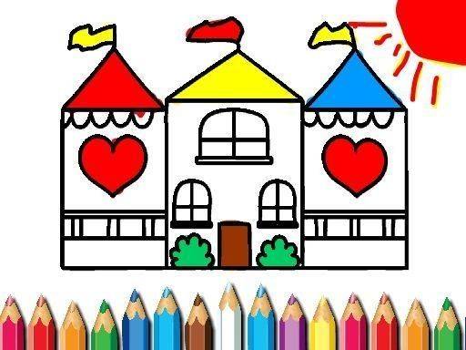 Doll House Coloring Book Online Game