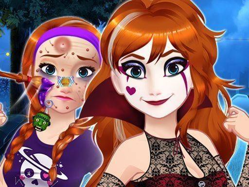Halloween Princess Makeover Online Game