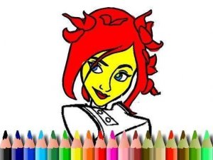 BTS Cute Girl Coloring Online Game