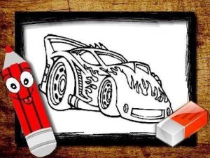 BTS Cars Coloring Book Online Game