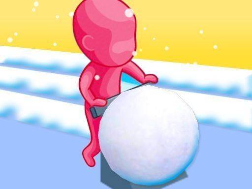 Giant Snowball Rush - Winter Racing Game