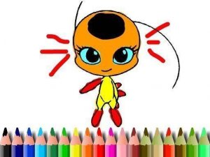 BTS Dotted Girl Coloring Online Game