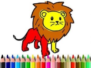 BTS Lion Coloring Book Online Game