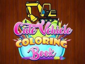 Cute Vehicle Coloring Book Online Game