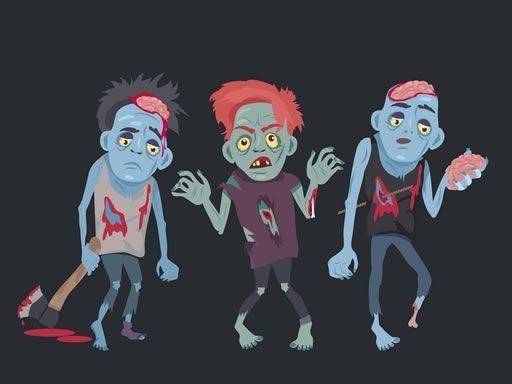 Zombies And Skeletons Coloring Online Game