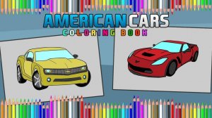American Cars Coloring Book Online Game
