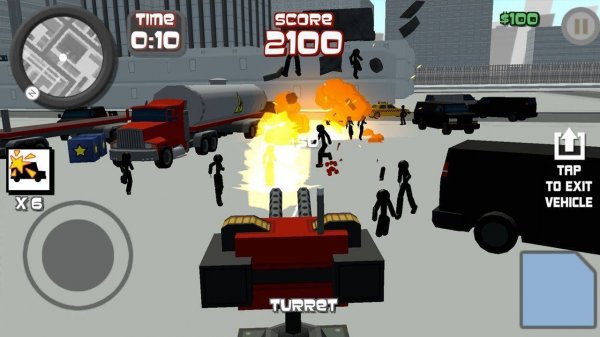 Stickman City Shooting 3D Online Game