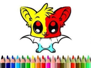Cute Bat Coloring Book Online Game