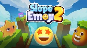 Slope Emoji 2 - Endless Ball Rolling Game