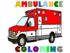 Ambulance Trucks Coloring Pages Online Game