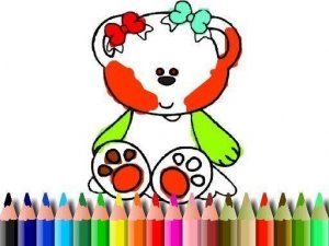 BTS Sweet Bear Coloring Online Game