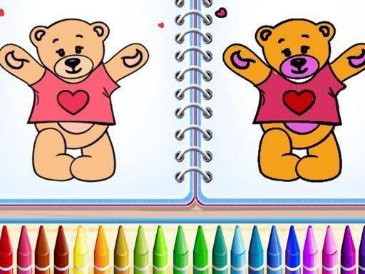 Cute Teddy Bear Colors Online Game