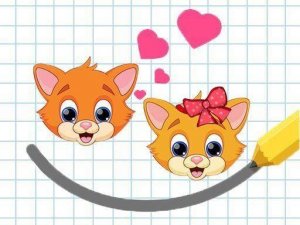 Kitty Love Story Puzzle Game