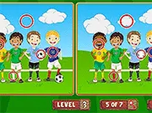 Soccer Spot the Differences